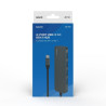 4-Port USB-C Hub Savio AK-54 Grey