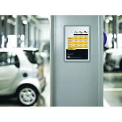 Information Frame Tarifold 195030 Silver A4 PVC (2 Units)