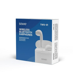 In-ear Bluetooth Headphones Savio TWS-01 White