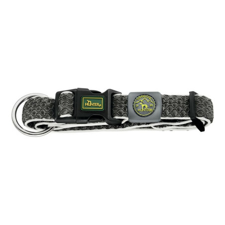 Dog collar Hunter Plus Thread Size L Anthracite (40-60 cm)