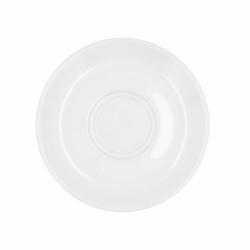 Plate Bidasoa Glacial Ø 15 cm White Ceramic (12 Units) (Pack 12x)