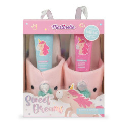 Set Bath for Babies IDC Institute Bath Gel Body Lotion 2 x 120 ml House Slippers Unicorn