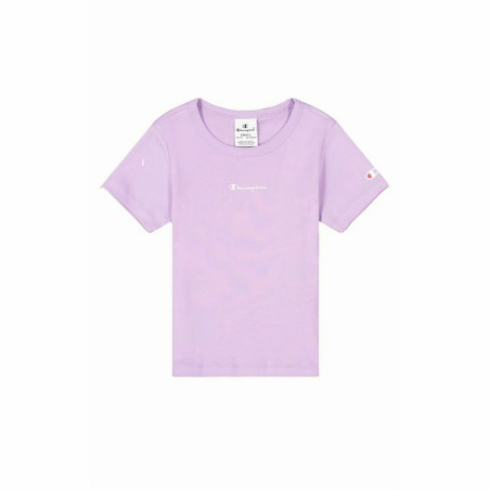 Child's Short Sleeve T-Shirt Champion Crewneck Lavendar