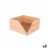 Napkin holder Viejo Valle Bamboo 18,5 x 18,5 x 10 cm (3 Units)