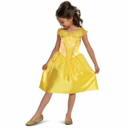 Costume for Children Disney Princess Bella Basic Plus Yellow