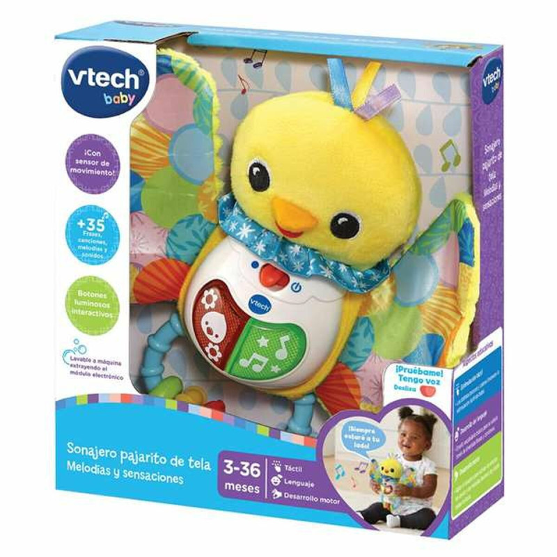 Musical Rattle Vtech Baby Music Interactive Little Duck Lights 20 x 21 x 6 cm