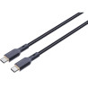 USB-C Cable Aukey CB-KCC102 Black 1,8 m