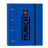 Ring binder Munich Submarine 27 x 32 x 3.5 cm Electric blue