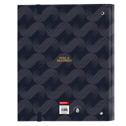 Ring binder Real Madrid C.F. Navy Blue 27 x 32 x 3.5 cm