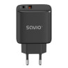 Wall Charger Savio LA-06/B Black 30 W