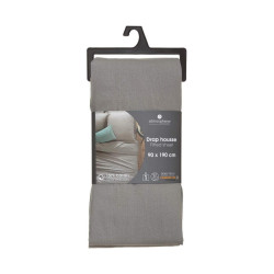 Fitted bottom sheet Atmosphera Grey (90 x 190 cm)