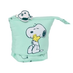 Pencil Holder Case Snoopy Groovy Green 8 x 19 x 6 cm