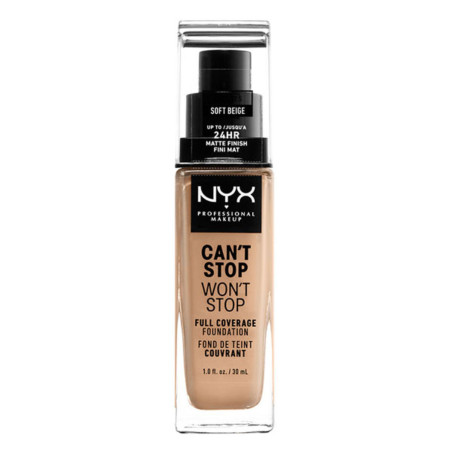 Liquid Make Up Base Can't Stop Won't Stop NYX 800897157241 (30 ml) (30 ml)