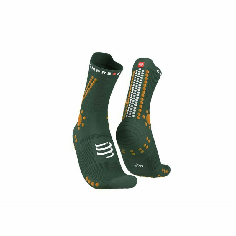 Sports Socks Compressport Pro Racing Olive