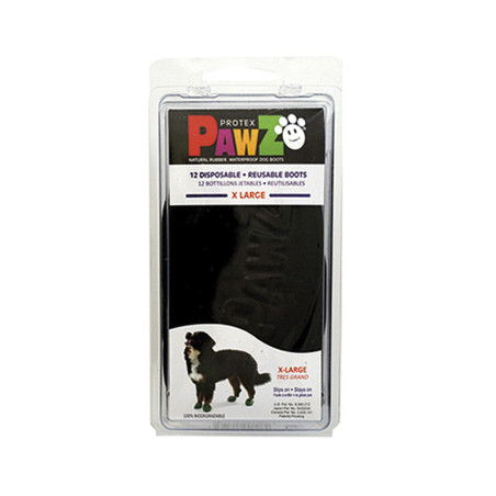 Boots Pawz Dog 12 Units Black Size XL