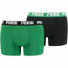 Men's Boxer Shorts Puma Basic Green (2 uds)