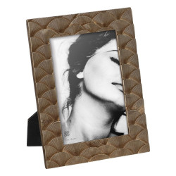 Photo frame Golden Polyresin 19,7 x 1,5 x 25 cm