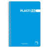 Notebook Pacsa Plastipac Turquoise Din A4 5 Pieces 80 Sheets