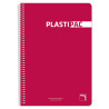 Notebook Pacsa Plastipac Red Dark Red Din A4 5 Pieces 80 Sheets