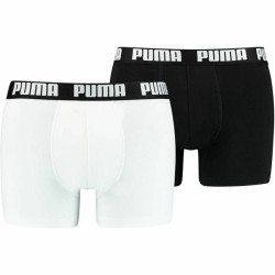 Men's Boxer Shorts Puma White 2 Units