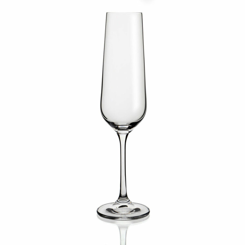 Champagne glass Belia Bohemia Transparent Glass 6 Units (20 cl)