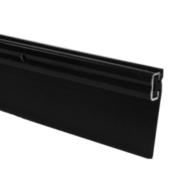 Draught excluder Ferrestock Black 1,5 m x 68 mm