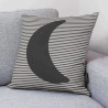 Cushion cover Kids&Cotton Lorin A Black 50 x 50 cm