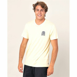 Men’s Short Sleeve T-Shirt Rip Curl  Sport  Yellow