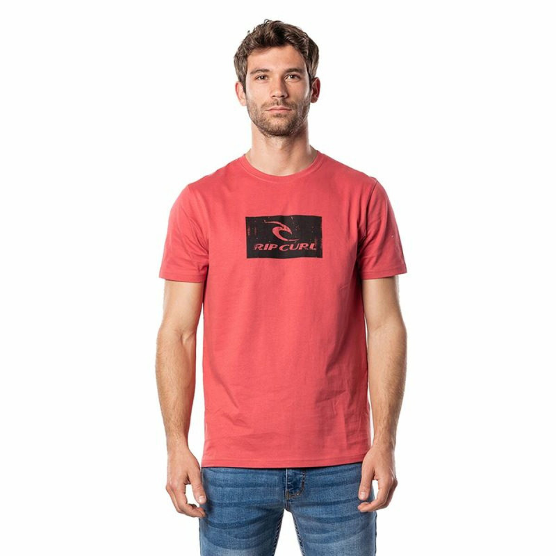 Men’s Short Sleeve T-Shirt Rip Curl Hallmark Red