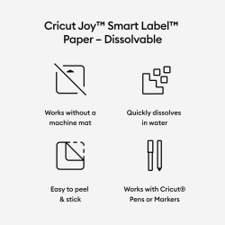 Soluble Paper for Cutting Plotter Cricut Joy