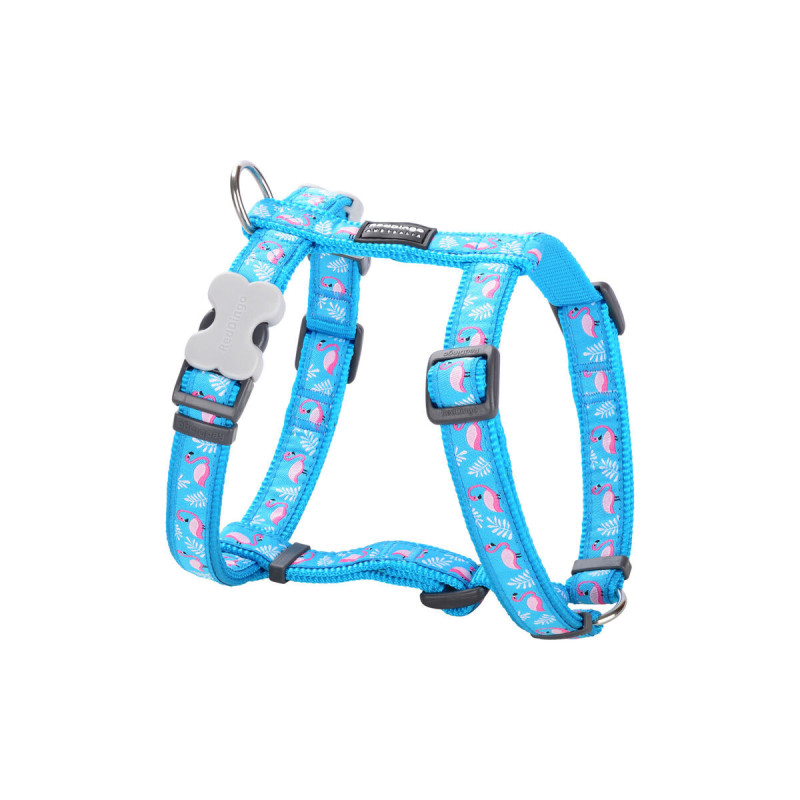 Dog Harness Red Dingo STYLE FLAMINGO 45-66 cm Turquoise 36-59 cm