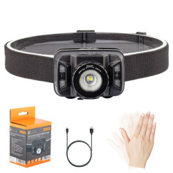 LED Head Torch Libox LB0106 White Black 250 Lm