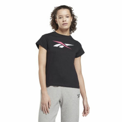 Women’s Short Sleeve T-Shirt Reebok Vector Black