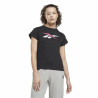 Women’s Short Sleeve T-Shirt Reebok Vector Black