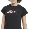 Women’s Short Sleeve T-Shirt Reebok Vector Black