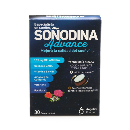 Insomnia supplement Natura Essenziale Soñodina Advance Melatonin 30 Units