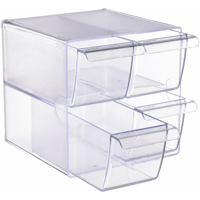 Multi-Purpose Organiser Archivo 2000 Transparent 19 x 15 x 15 cm