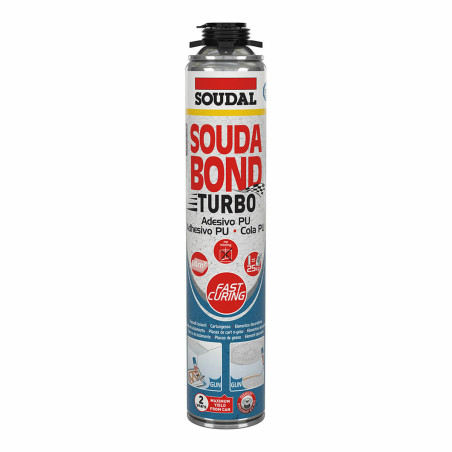 Foam Soudal SoudaBond Turbo Polyurethane Gun 750 ml