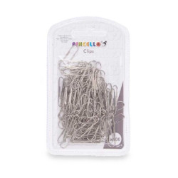 Clips Small Silver Metal (24 Units)