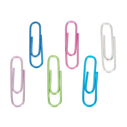 Clips Small Multicolour Metal (24 Units)