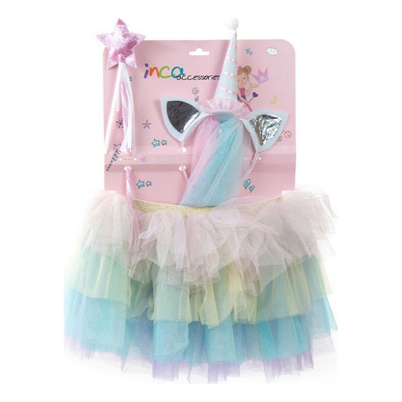 Tutu Inca Bailarina Unicornio Multicolour Unicorn 24-36 Months (3 Pieces)