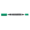 Permanent marker Staedtler Lumocolor Duo Green (10 Units)