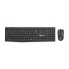 Keyboard and Mouse Natec NZB-1989 Black QWERTY Qwerty US