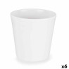 Plant pot Ø 14 cm White (6 Units)