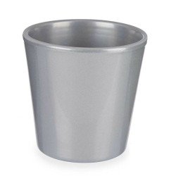 Plant pot Ø 14 cm Silver (6 Units)