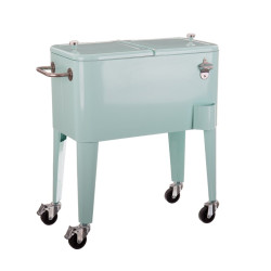 Portable Fridge Fresh Green Metal Steel polypropylene 74 x 43 x 80 cm