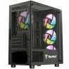 ATX Semi-tower Box Tempest Rampart  Black