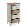 Chest of drawers Versa Kelly Wood (30 x 85 x 45 cm)