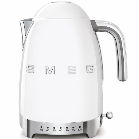 Kettle Smeg KLF04WHEU 2400 W 1,7 L White Stainless steel Plastic