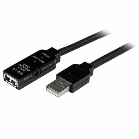 USB Cable Startech USB2AAEXT35M Black